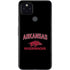 University of Arkansas-Fayetteville Razorbacks Black Google Pixel 5a Skin